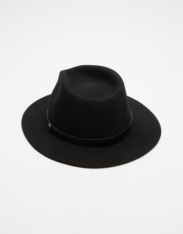 BRIXTON MESSER FEDORA- Black/Black