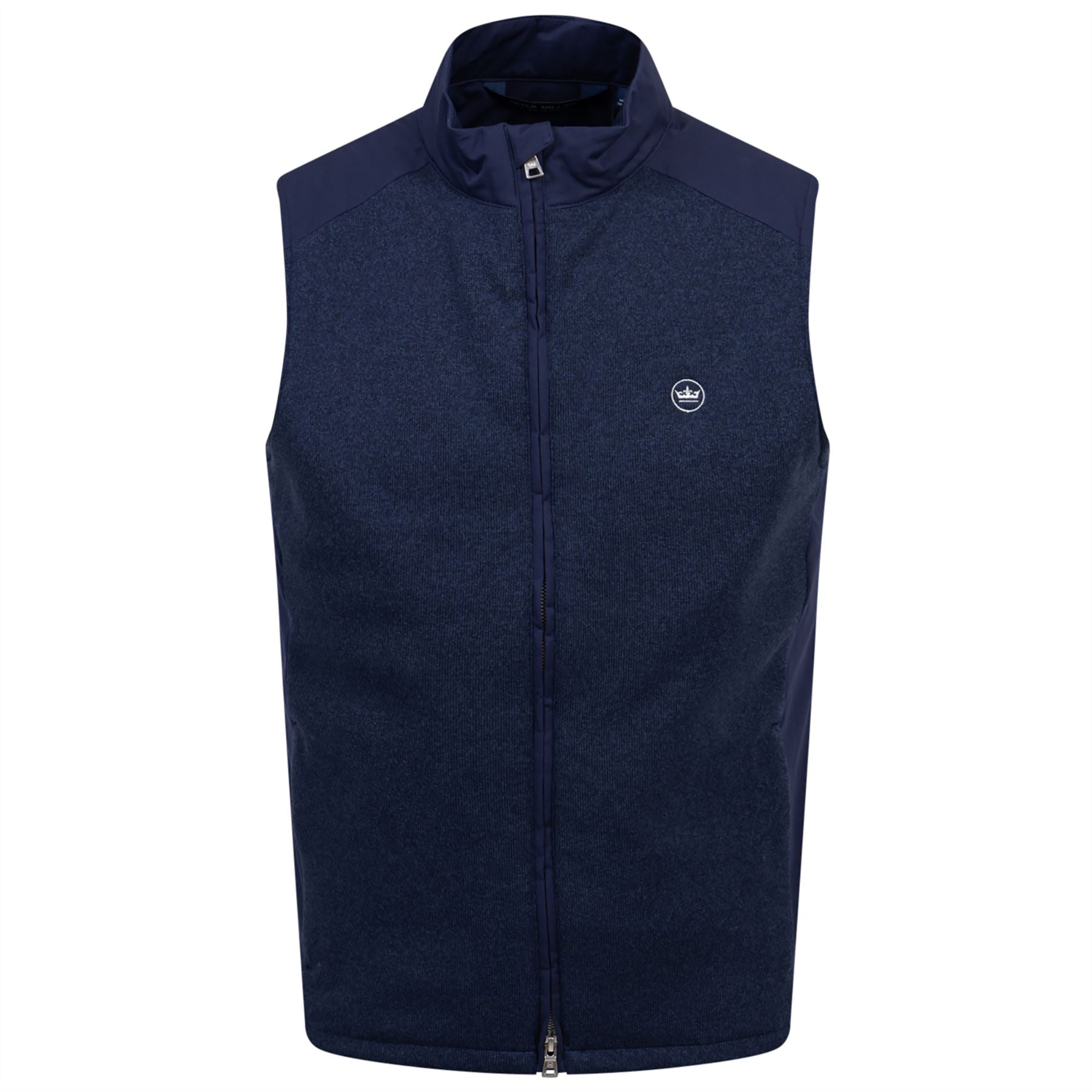 Cambridge Tailored Fit Full Zip Gilet Navy - SS24