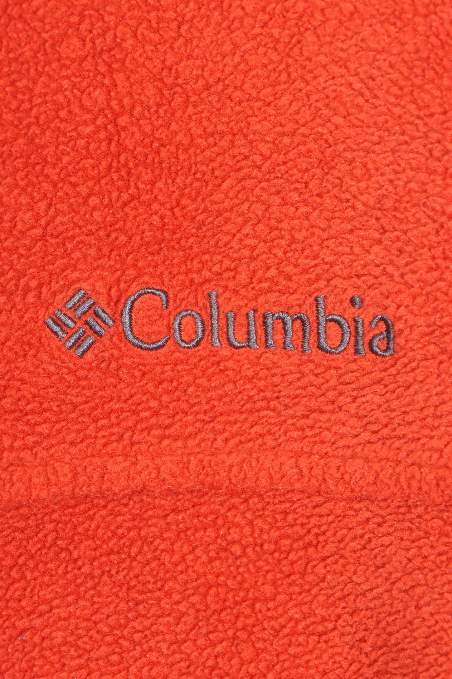 COLUMBIA Orange Fleece Jacket (L)