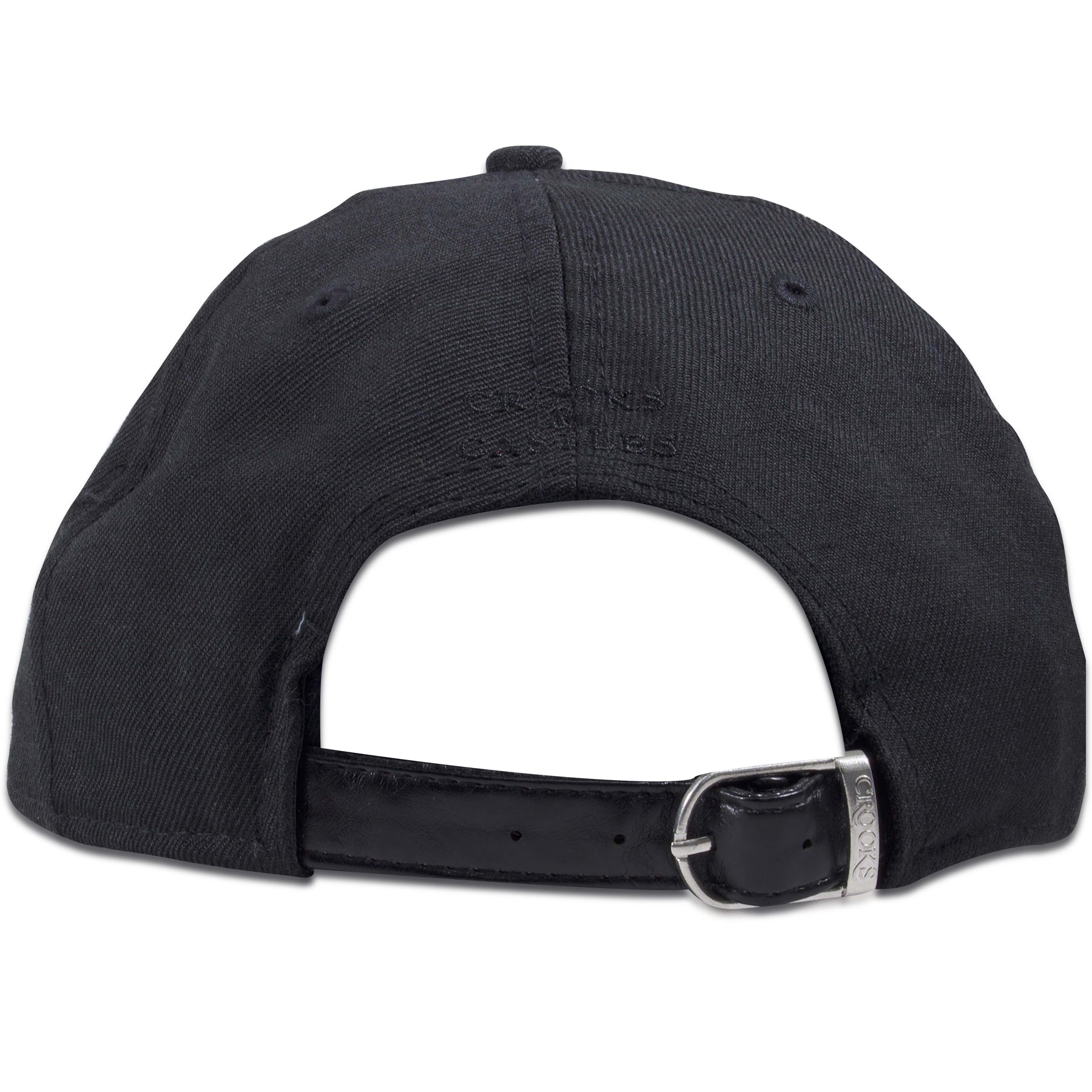 Crooks and Castles x New Era Black Adjustable Strapback Hat