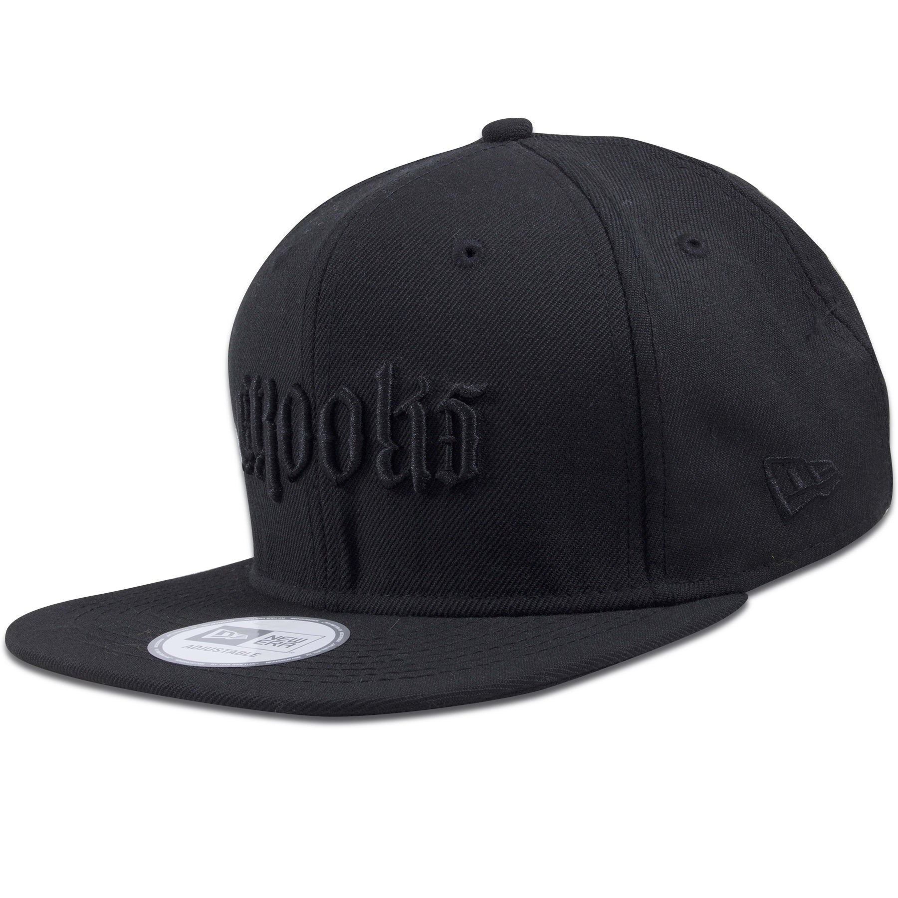 Crooks and Castles x New Era Black Adjustable Strapback Hat