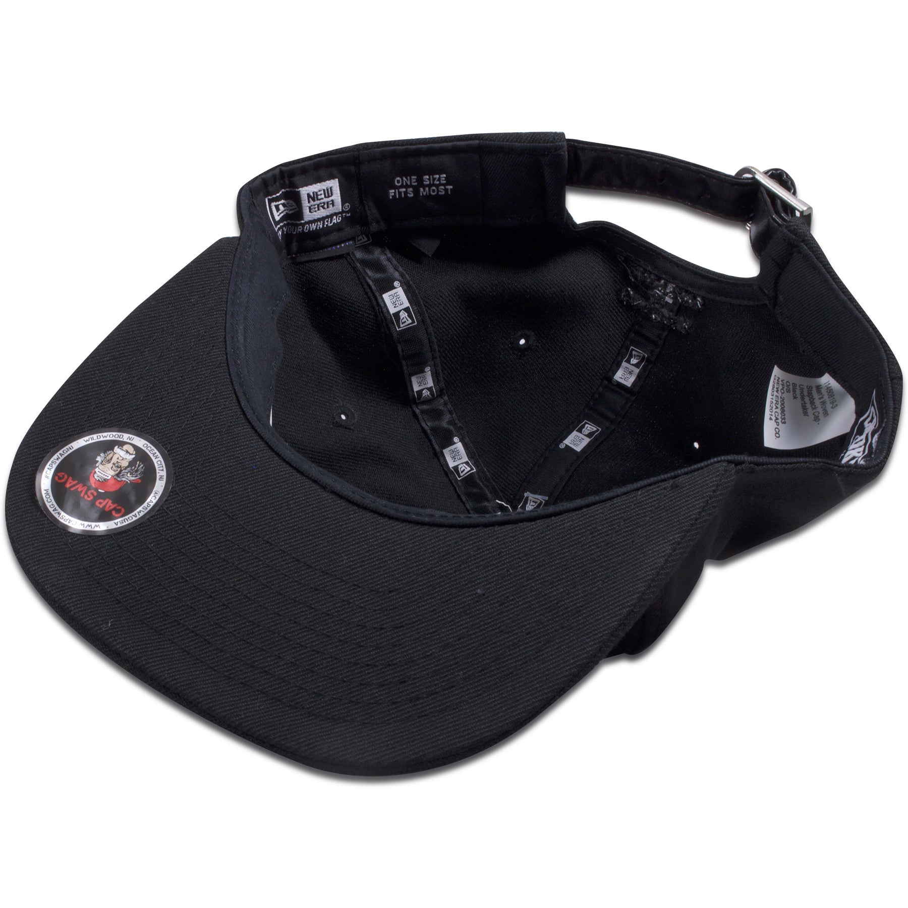 Crooks and Castles x New Era Black Adjustable Strapback Hat