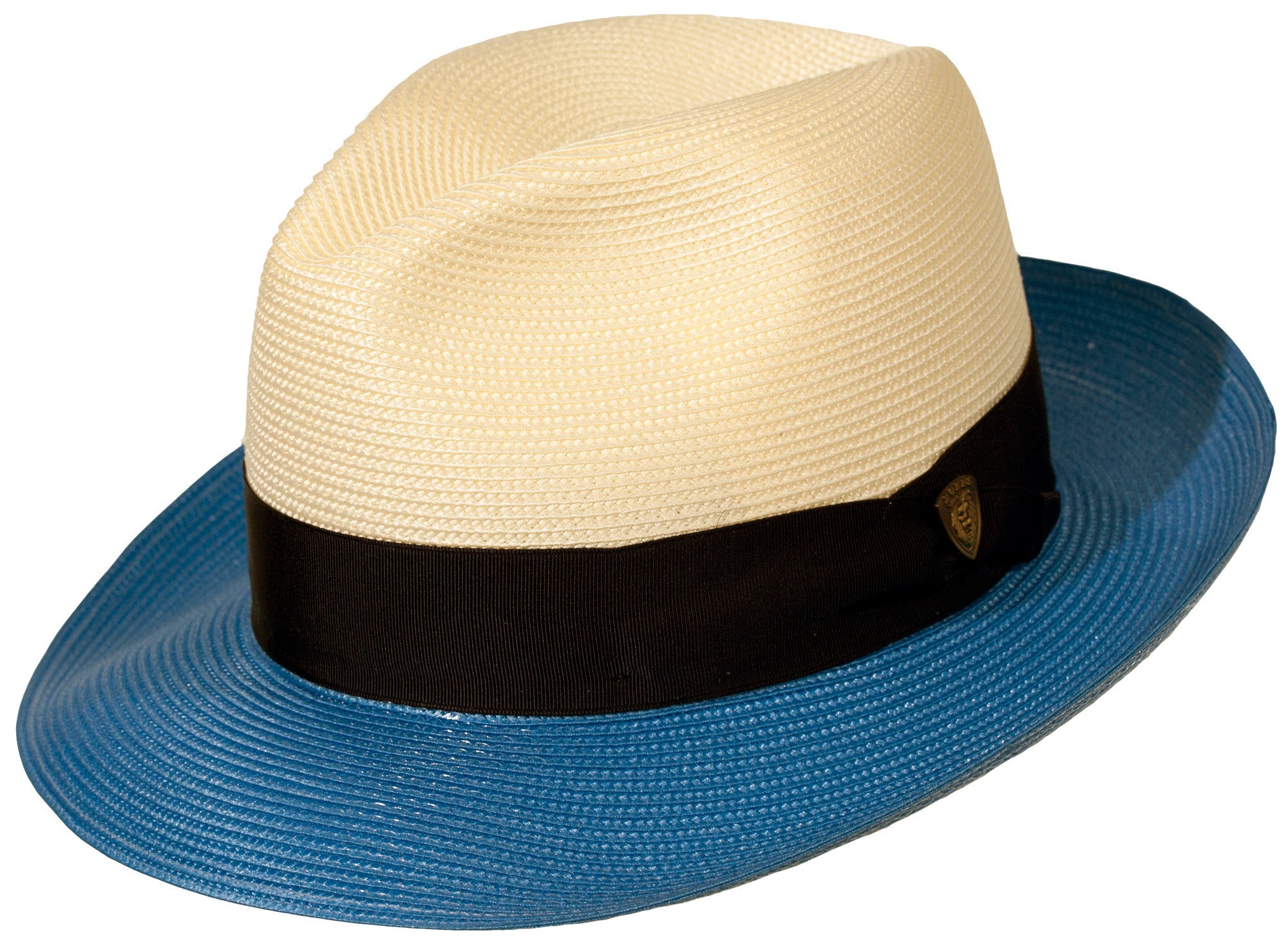 Dobbs Toledo Two-Tone Straw Fedora