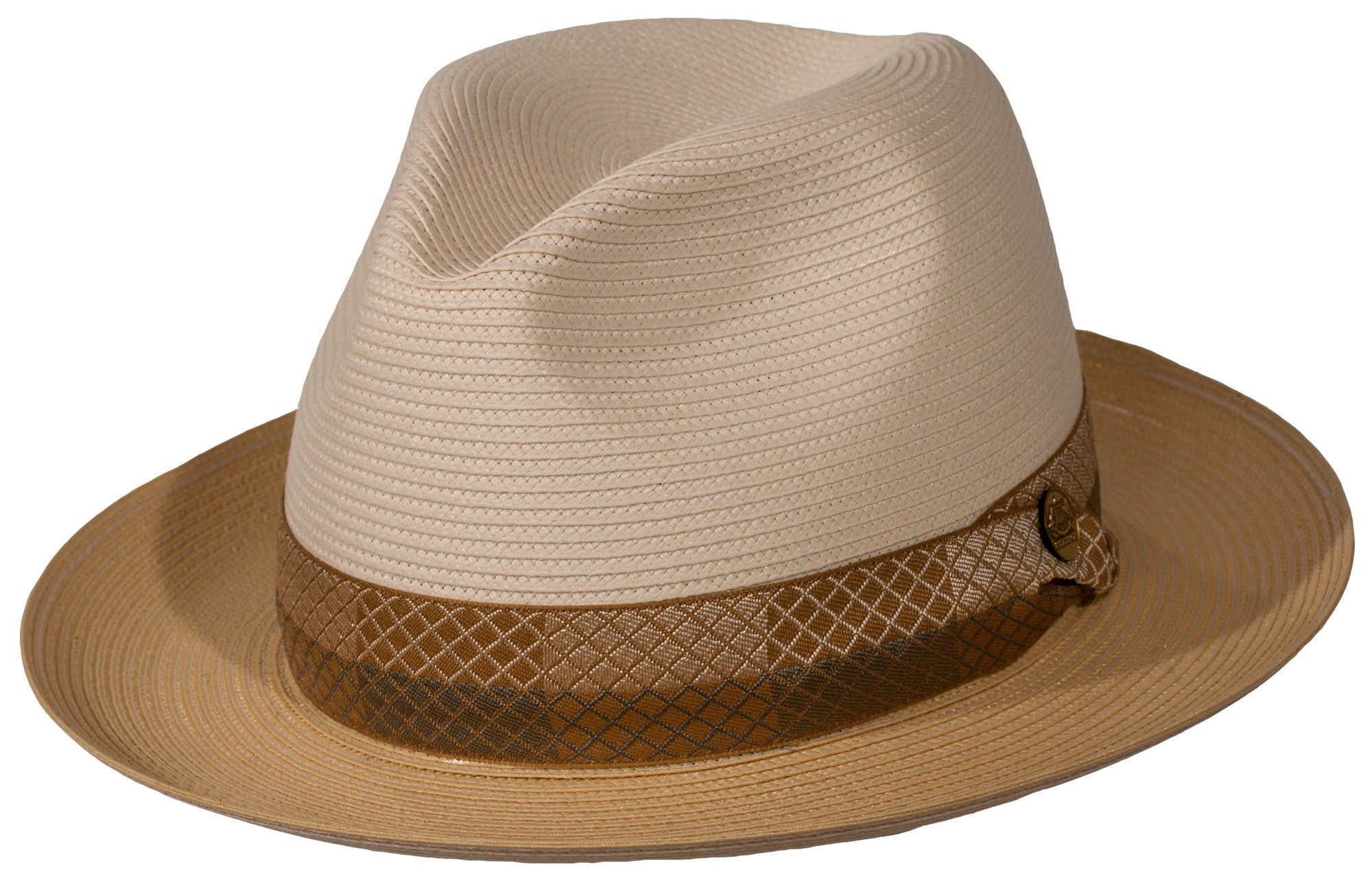 Dobbs Toledo Two-Tone Straw Fedora