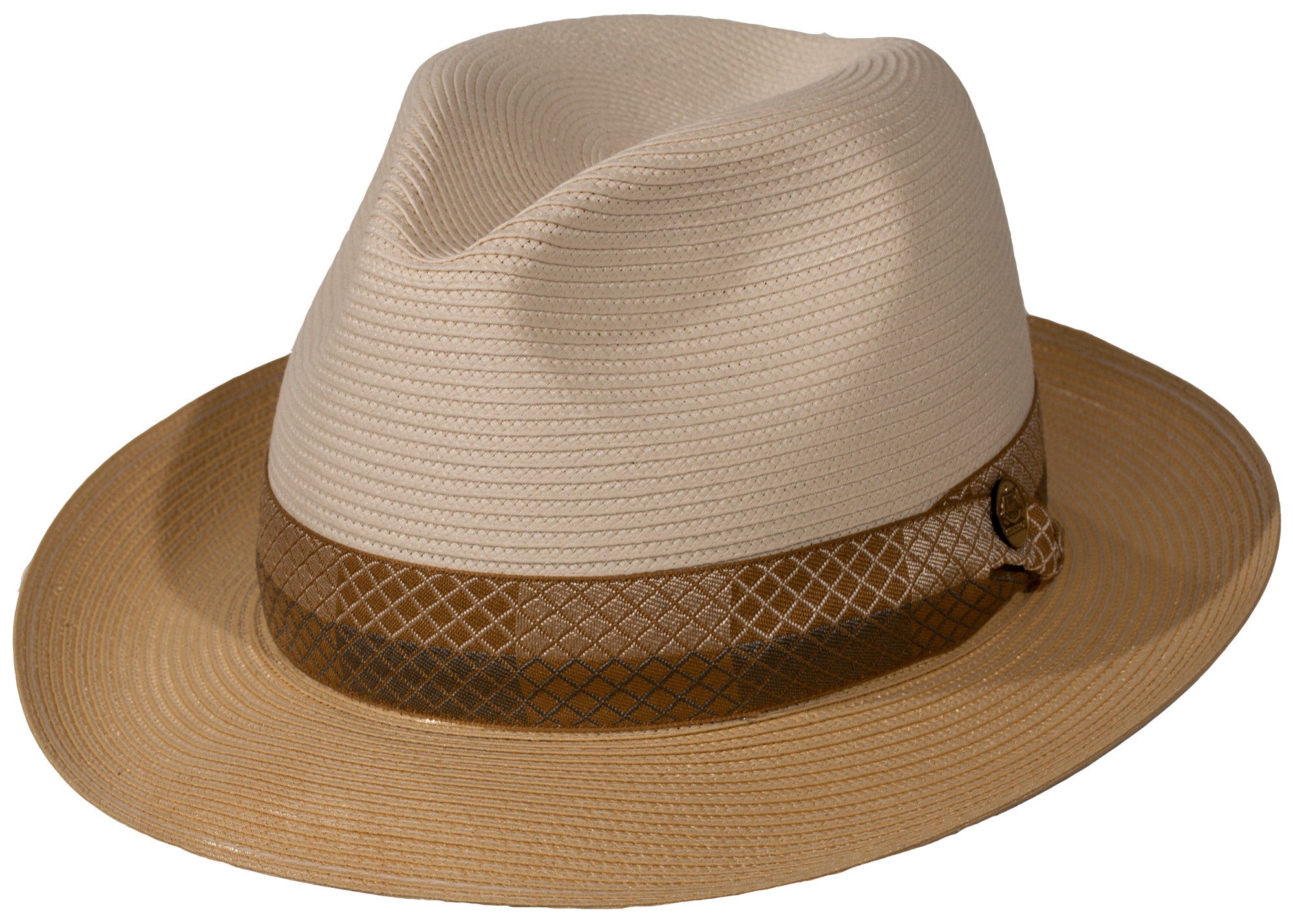 Dobbs Toledo Two-Tone Straw Fedora