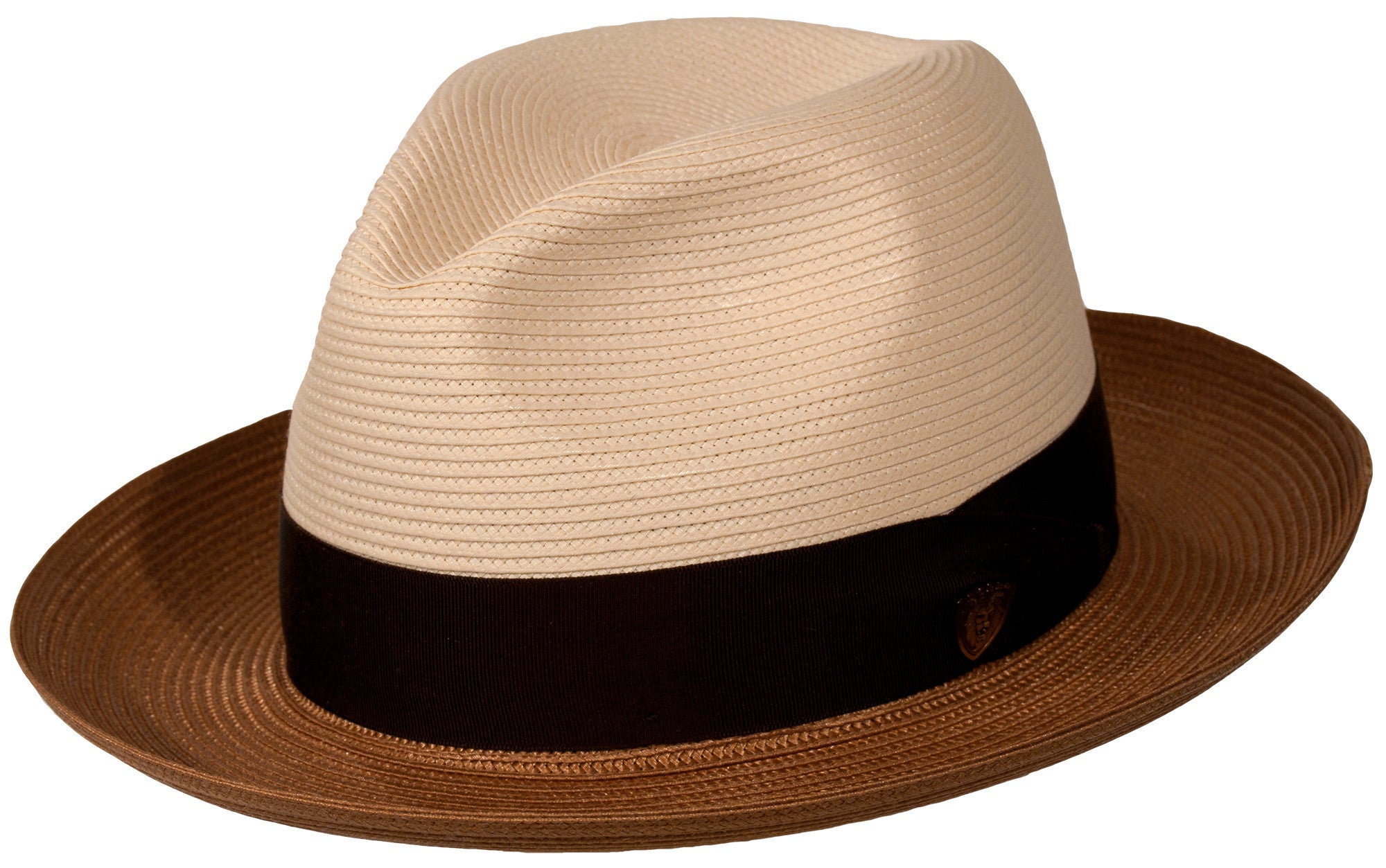 Dobbs Toledo Two-Tone Straw Fedora