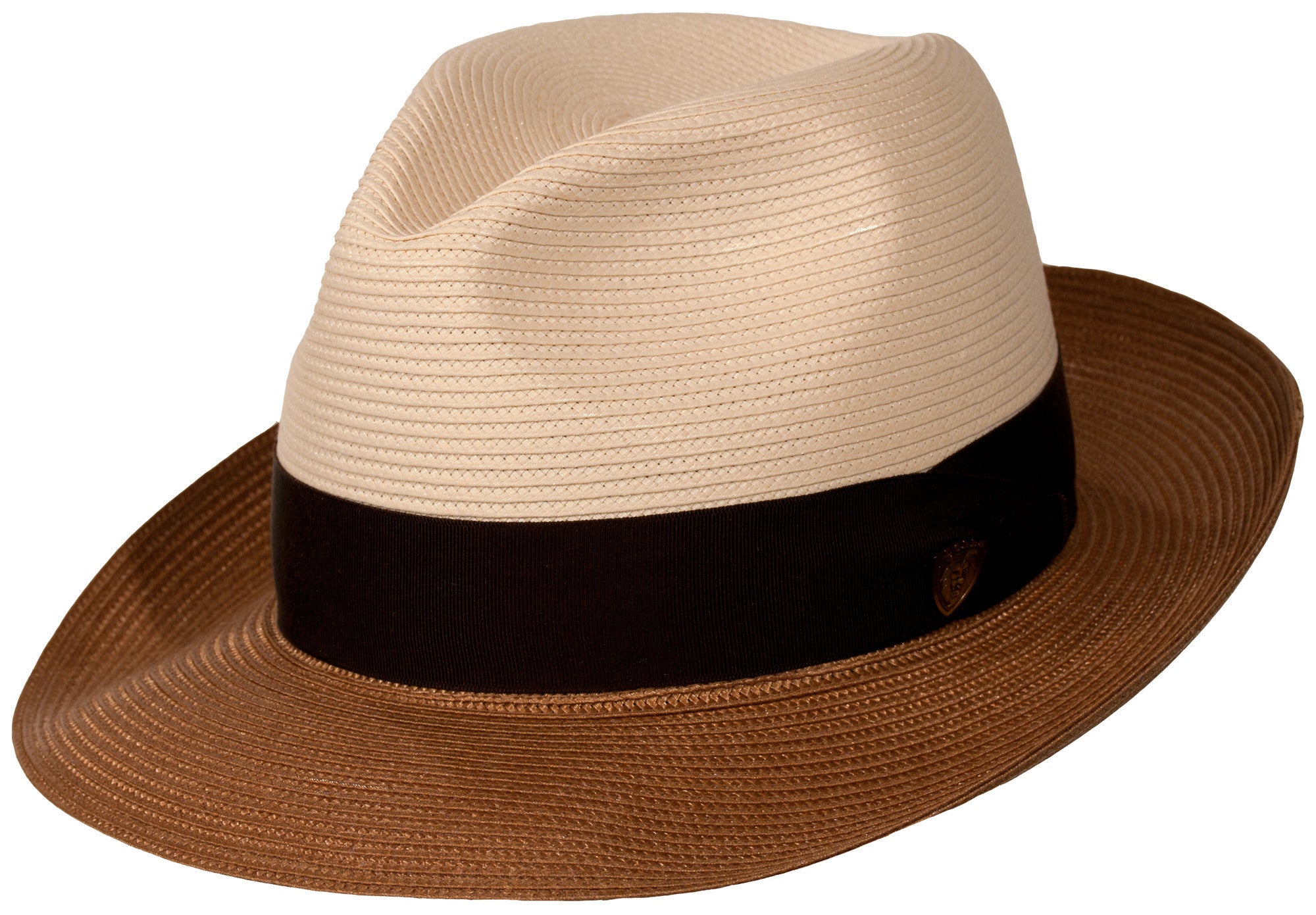 Dobbs Toledo Two-Tone Straw Fedora