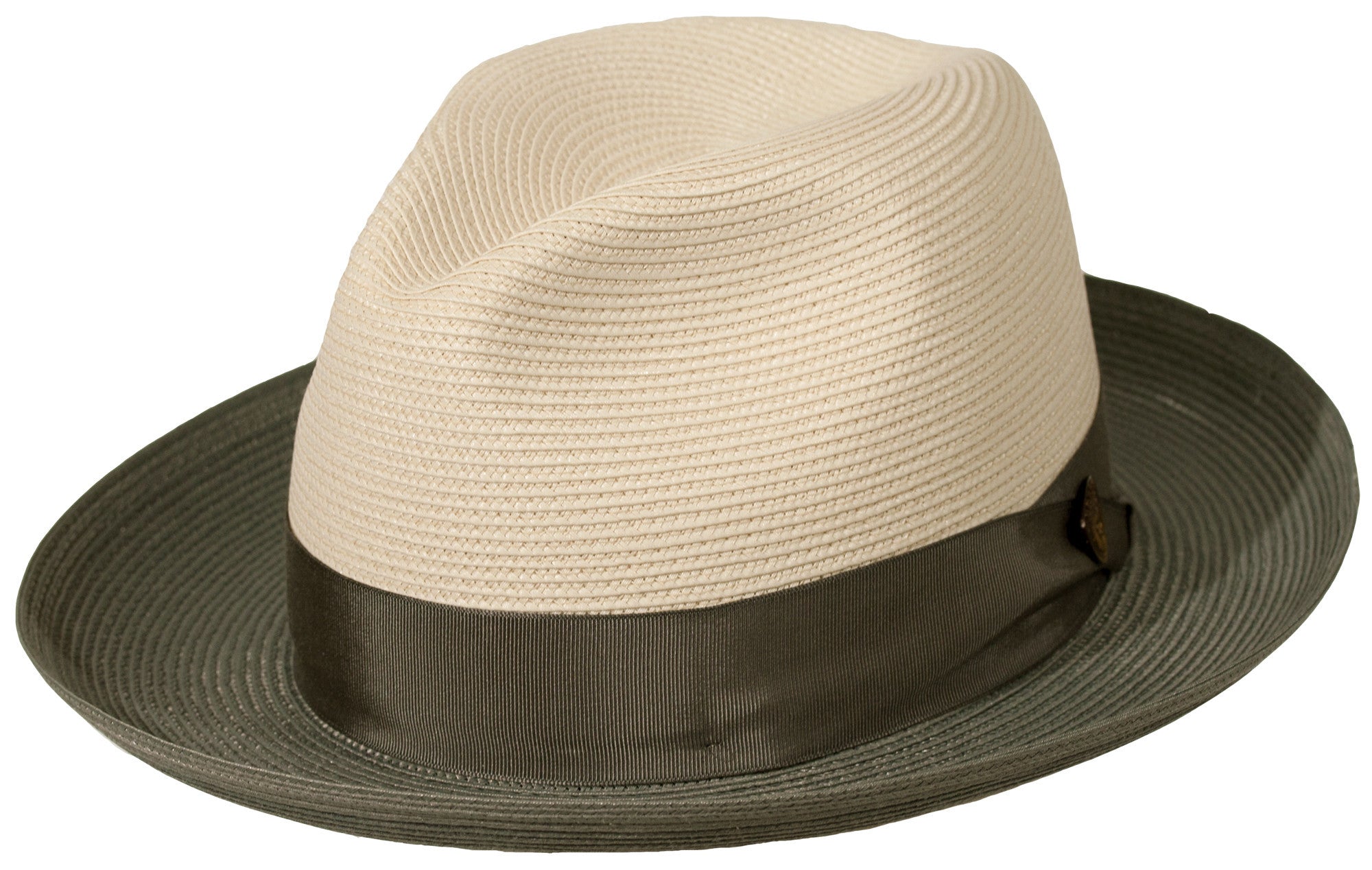 Dobbs Toledo Two-Tone Straw Fedora