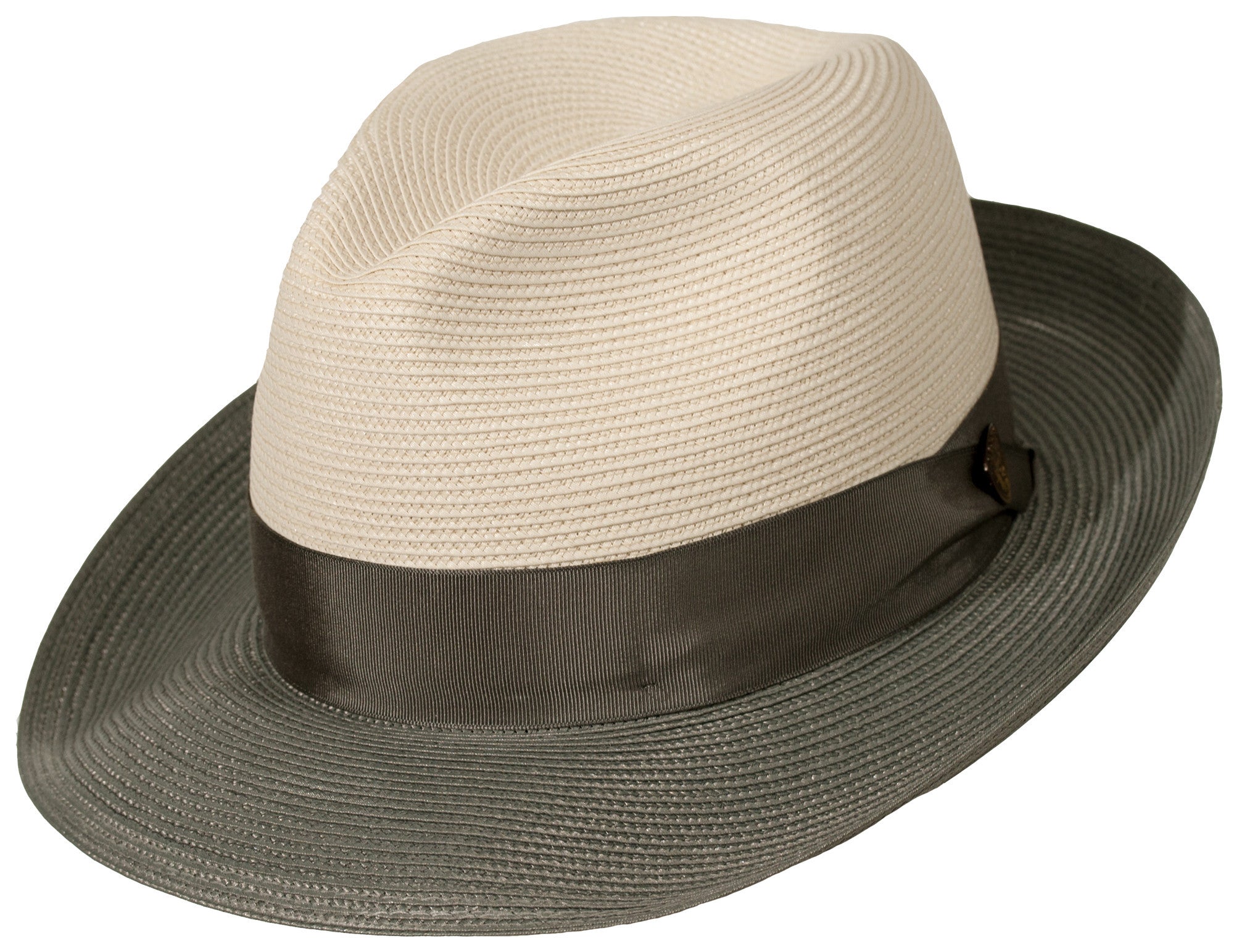 Dobbs Toledo Two-Tone Straw Fedora