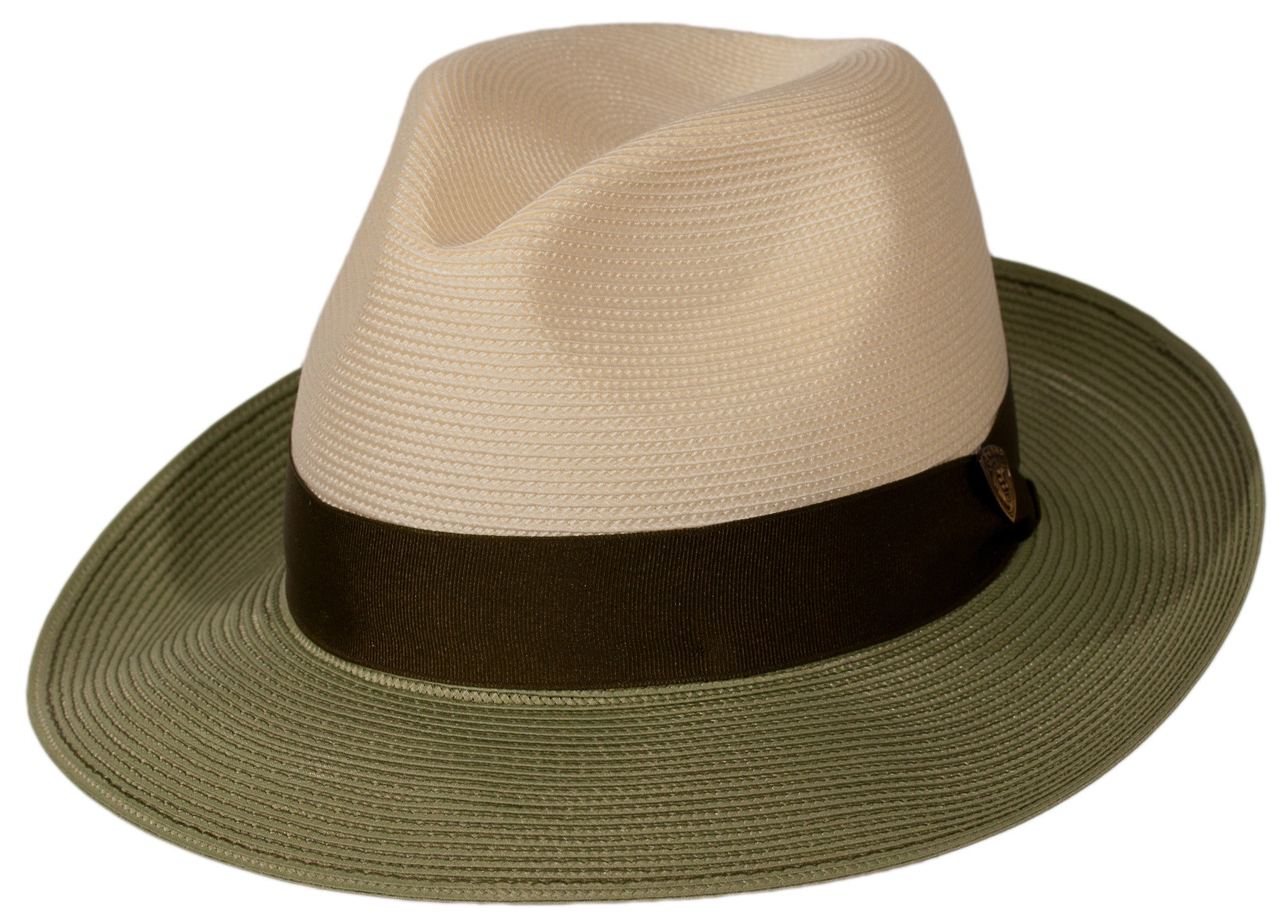 Dobbs Toledo Two-Tone Straw Fedora