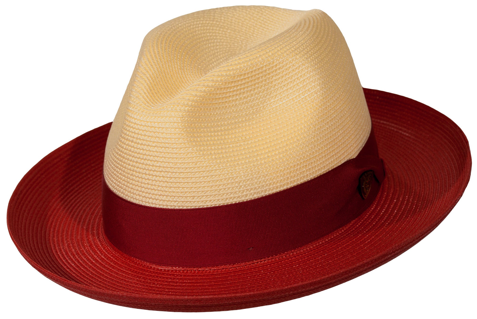 Dobbs Toledo Two-Tone Straw Fedora