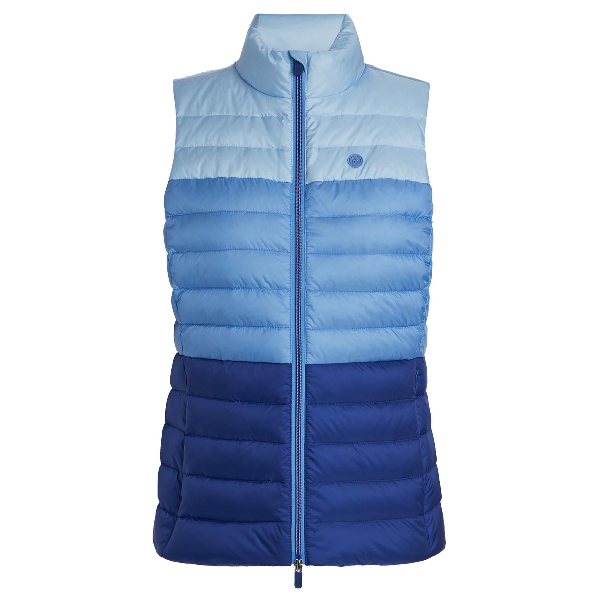 G/FORE Colour Block Lightweight Down Ladies Puffer Vest Baja