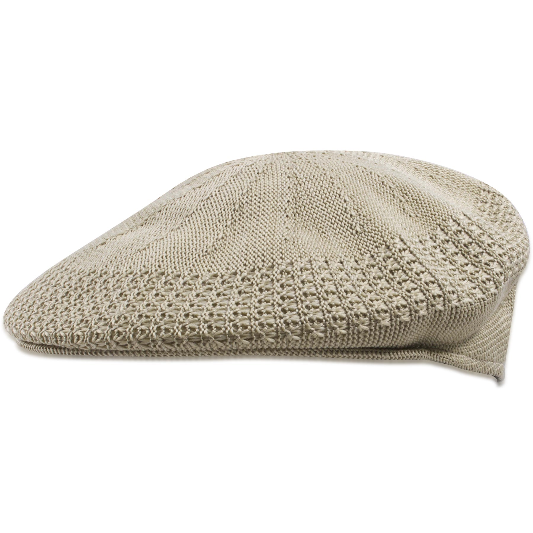 Hand-Woven Khaki Breathable Paper Boy Cap