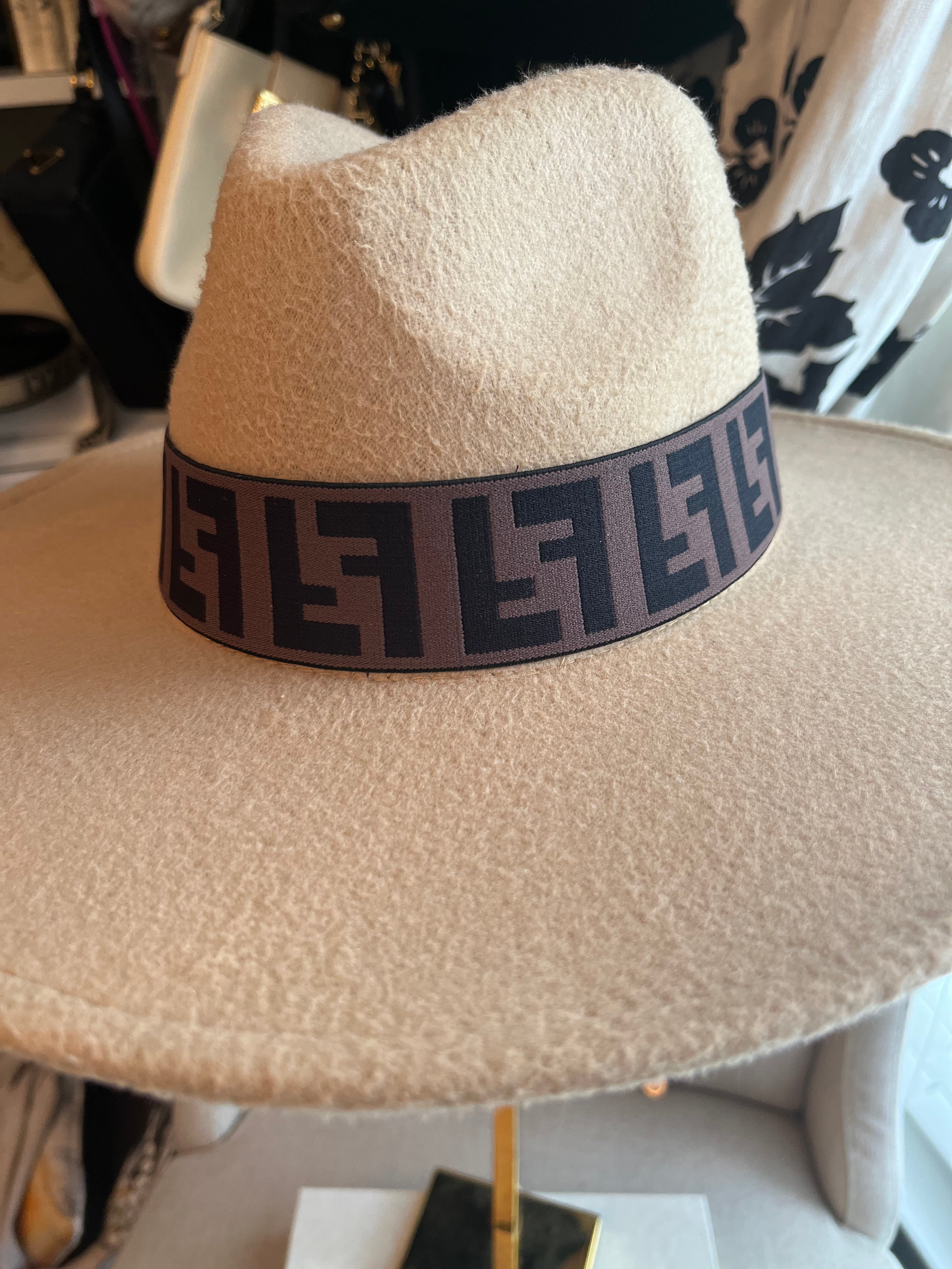 Inspired brown FF hatband