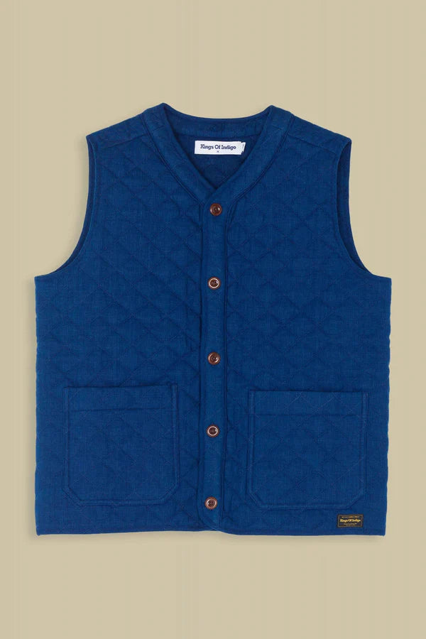 KINGS OF INDIGO Abadan Quilted Gilet