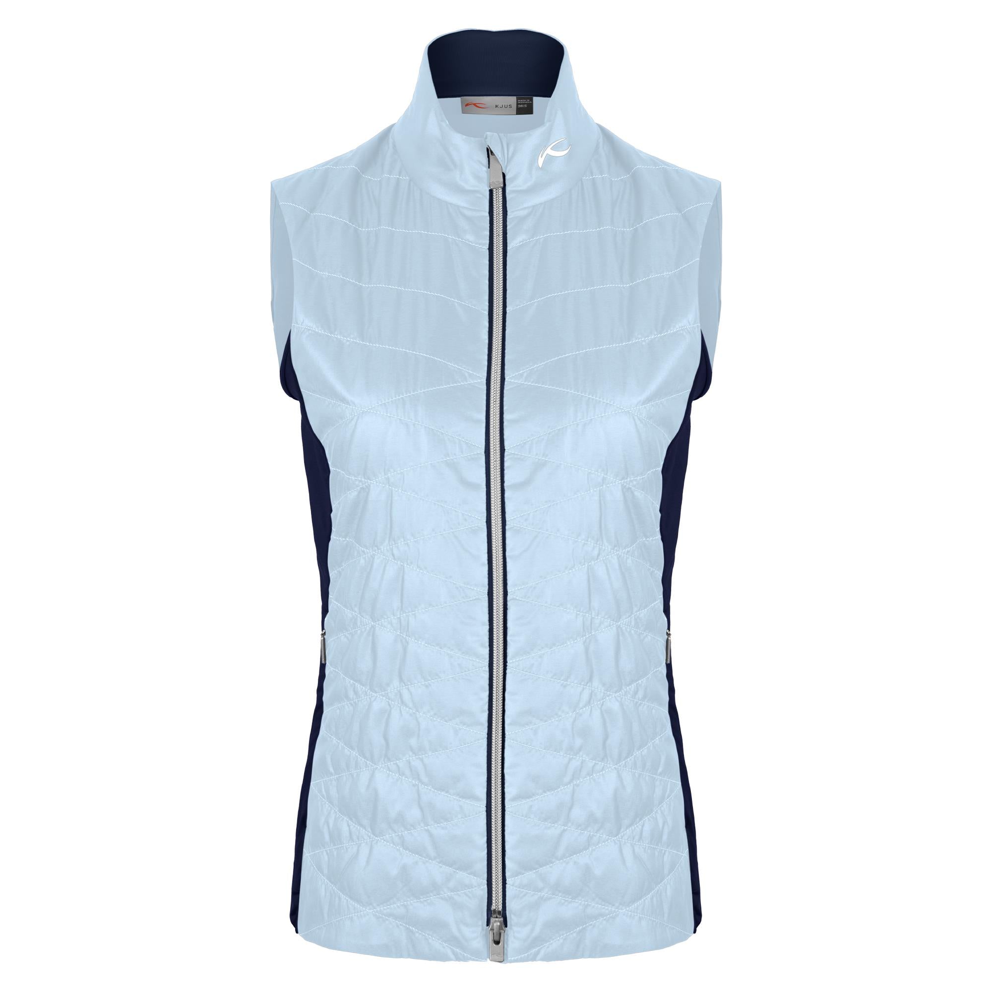 KJUS Retention Ladies Insulated Golf Vest Icy Blue/Atlanta Blue