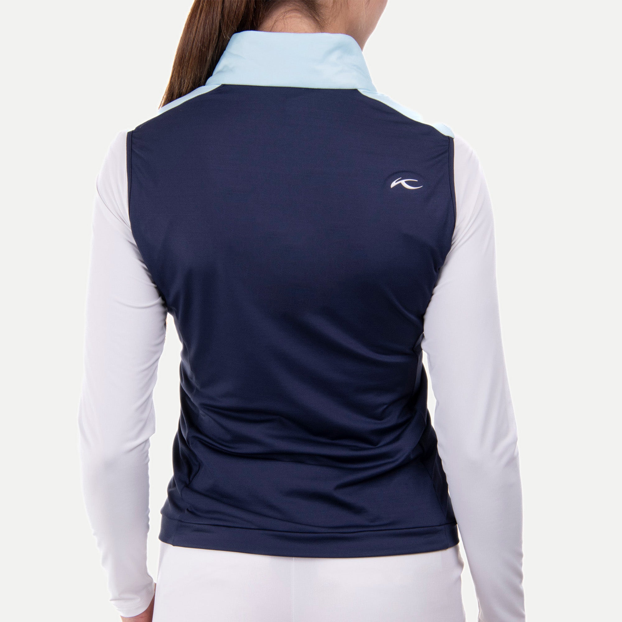 KJUS Retention Ladies Insulated Golf Vest Icy Blue/Atlanta Blue