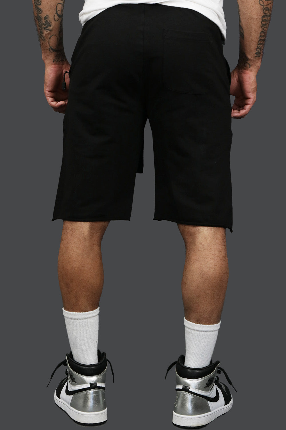 Men’s Fleece Shorts with Zipper Pocket | Jordan Craig Black