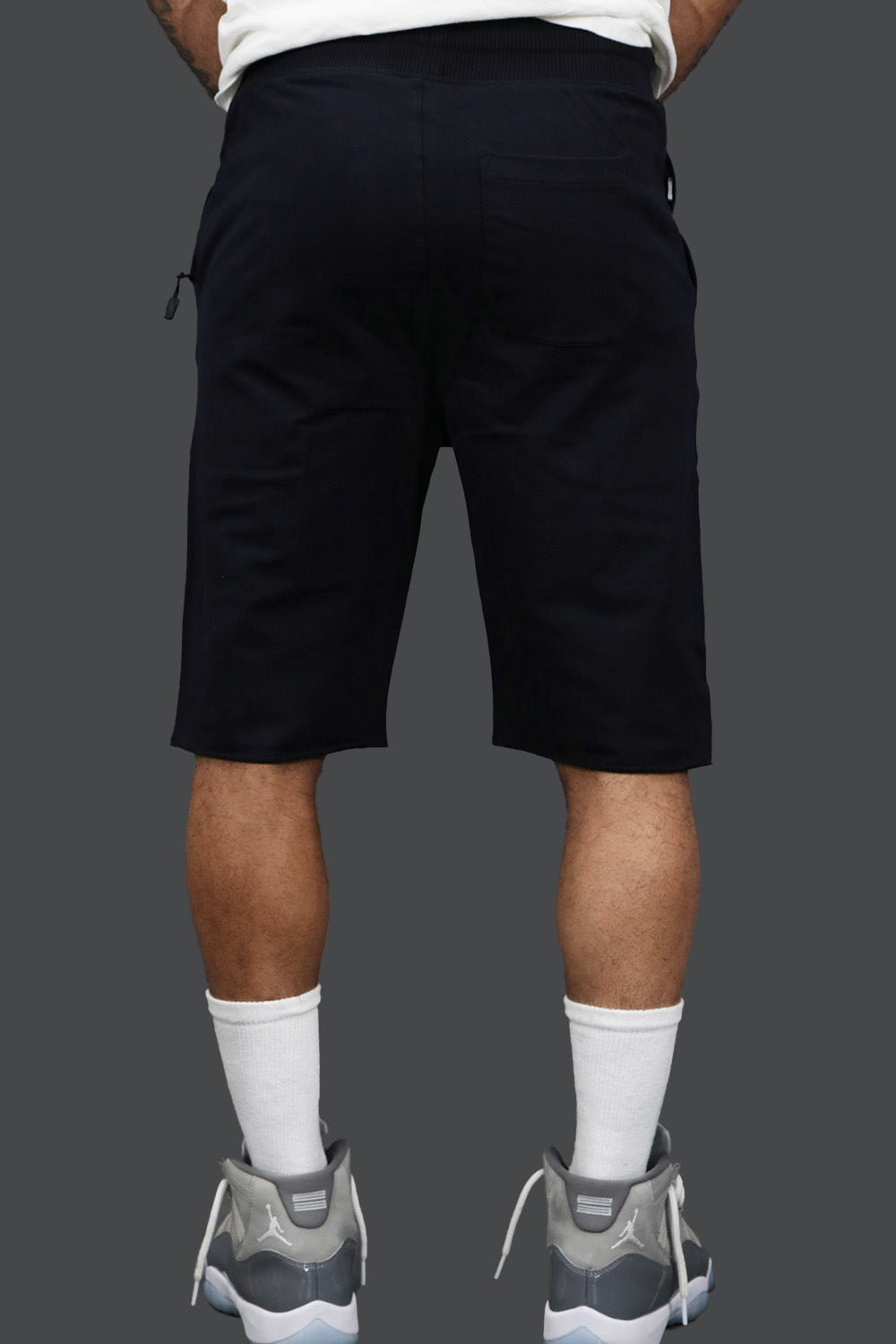 Men’s Fleece Shorts with Zipper Pocket | Jordan Craig Navy