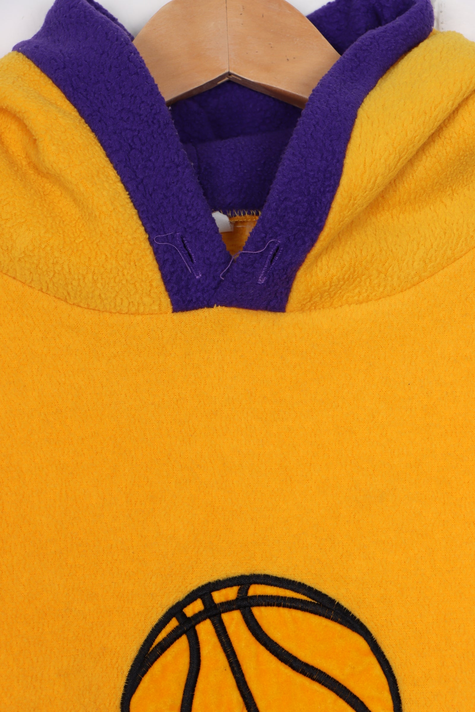 NBA LA Lakers Embroidered Big Logo Fleece Sweatshirt (L-XL)