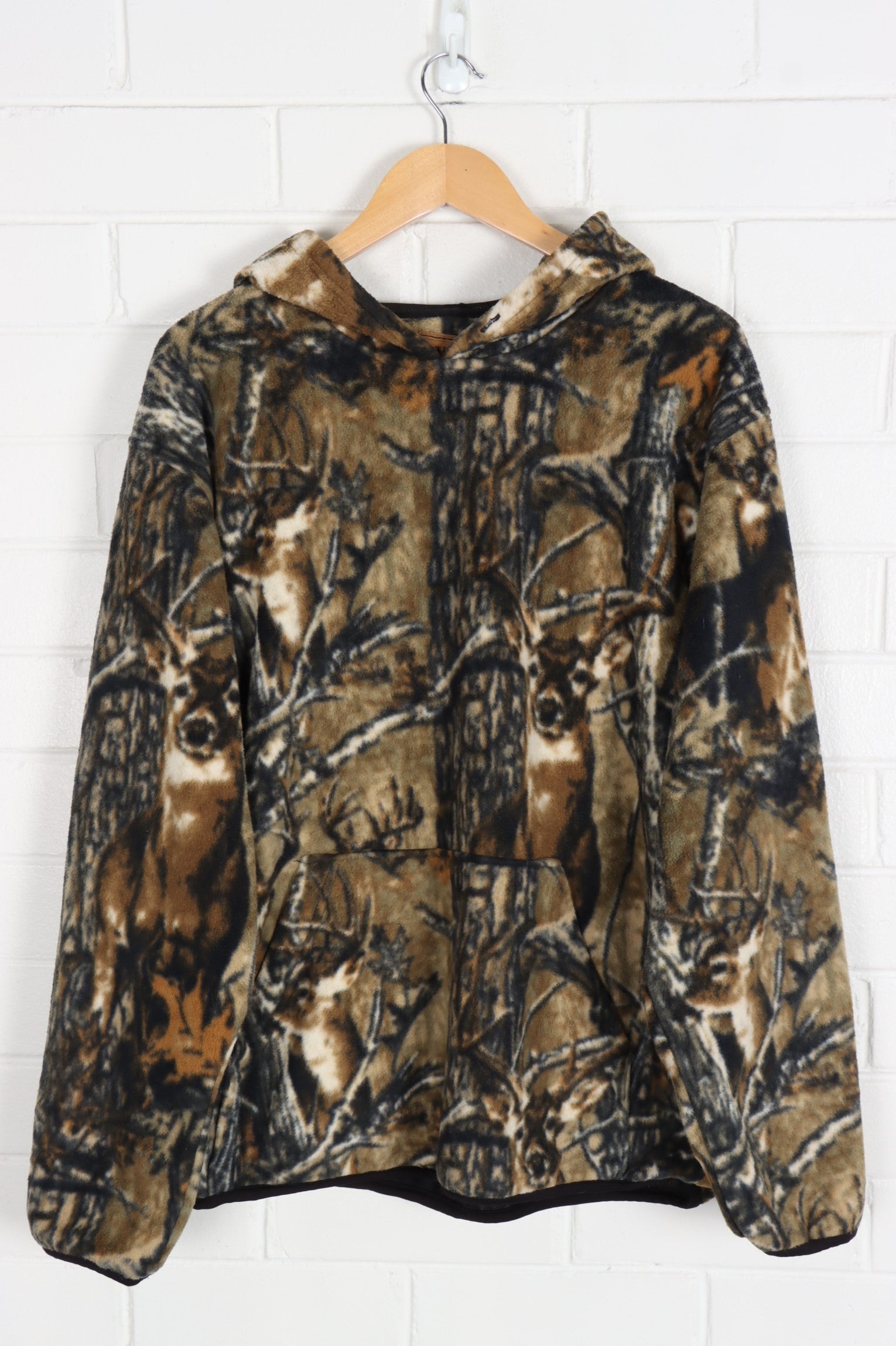 North River Deer Hunting All Over Camo Fleece Hoodie (XL-XXL)