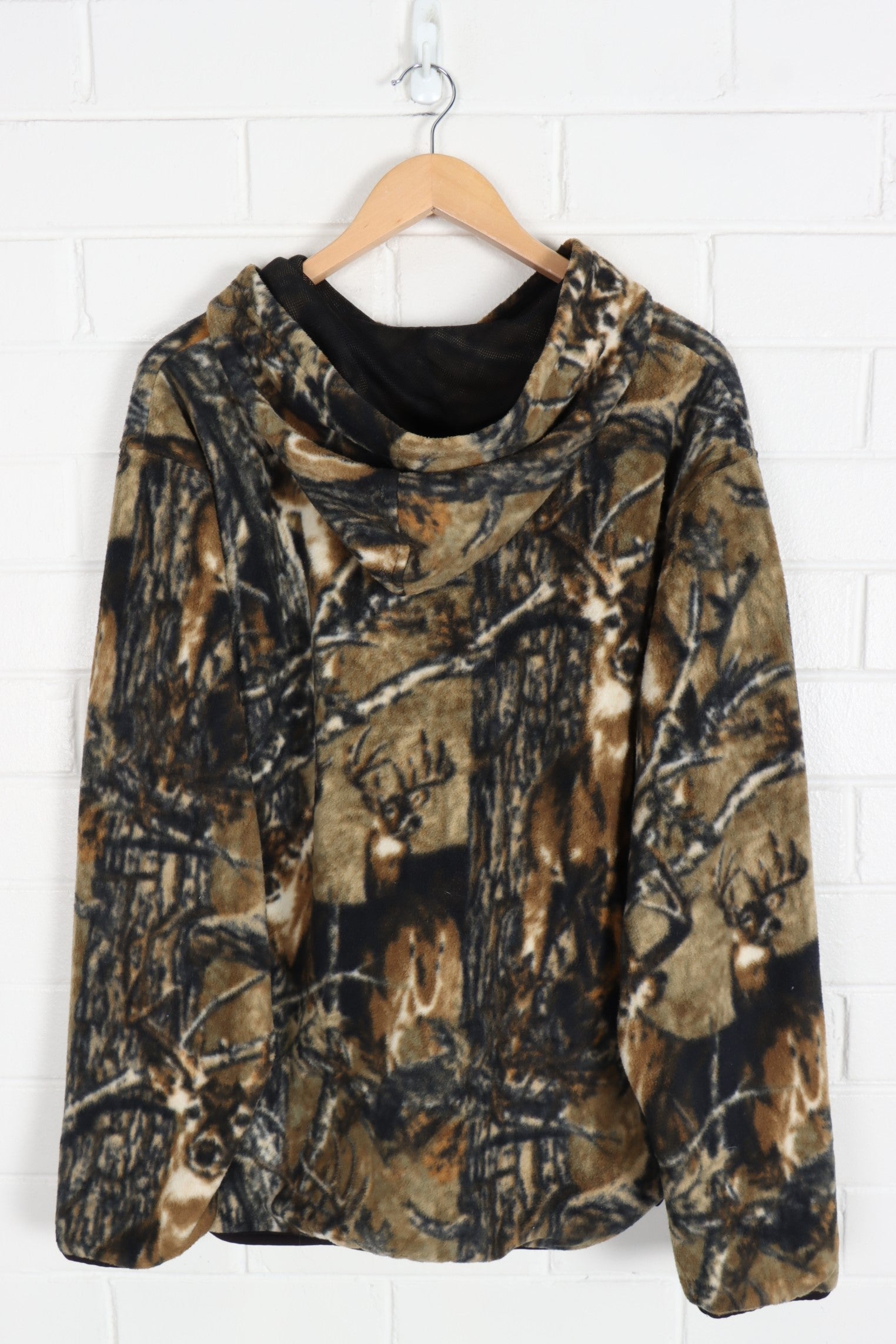 North River Deer Hunting All Over Camo Fleece Hoodie (XL-XXL)