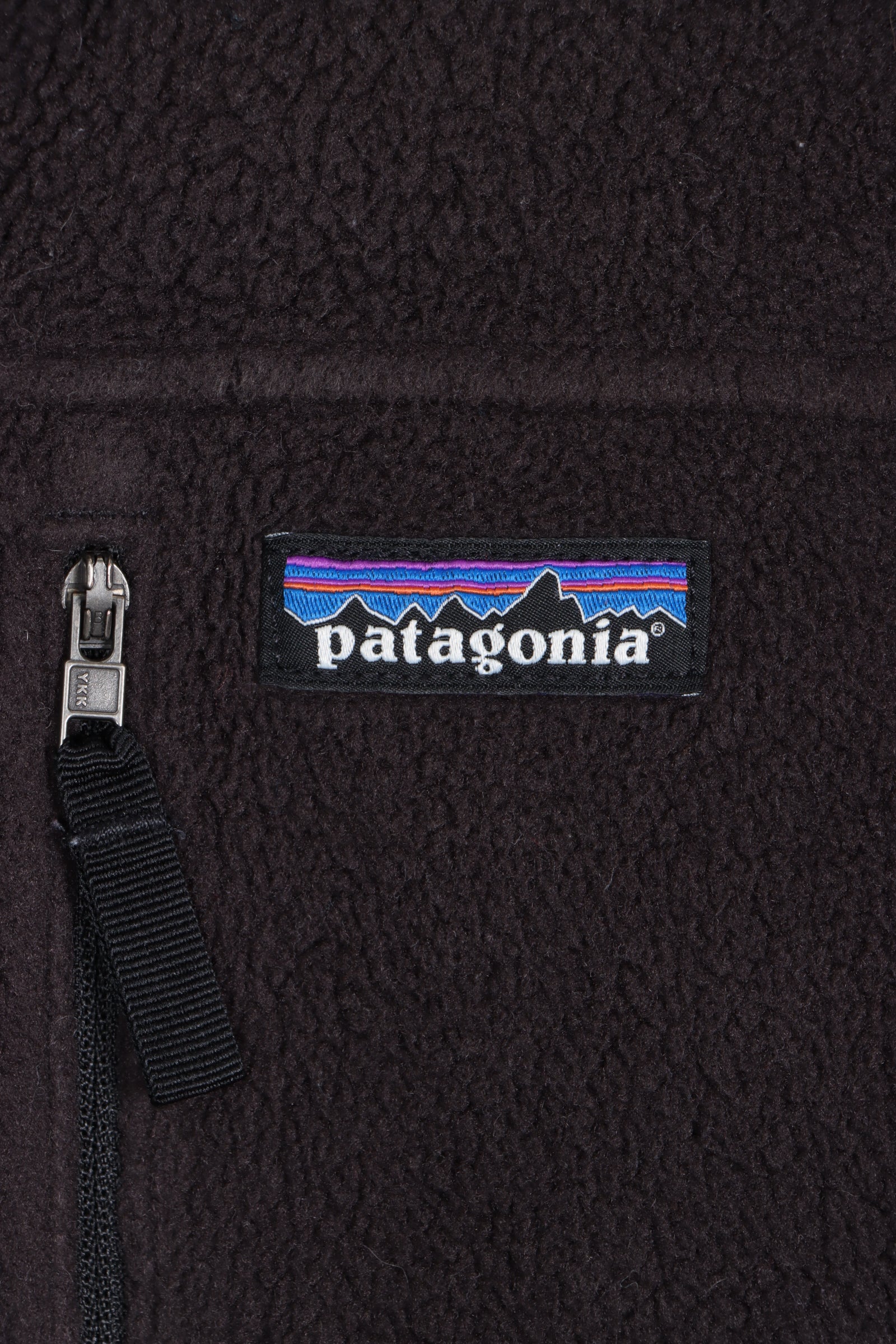 PATAGONIA 'Synchilla' Full Zip Black Fleece Vest (XL)