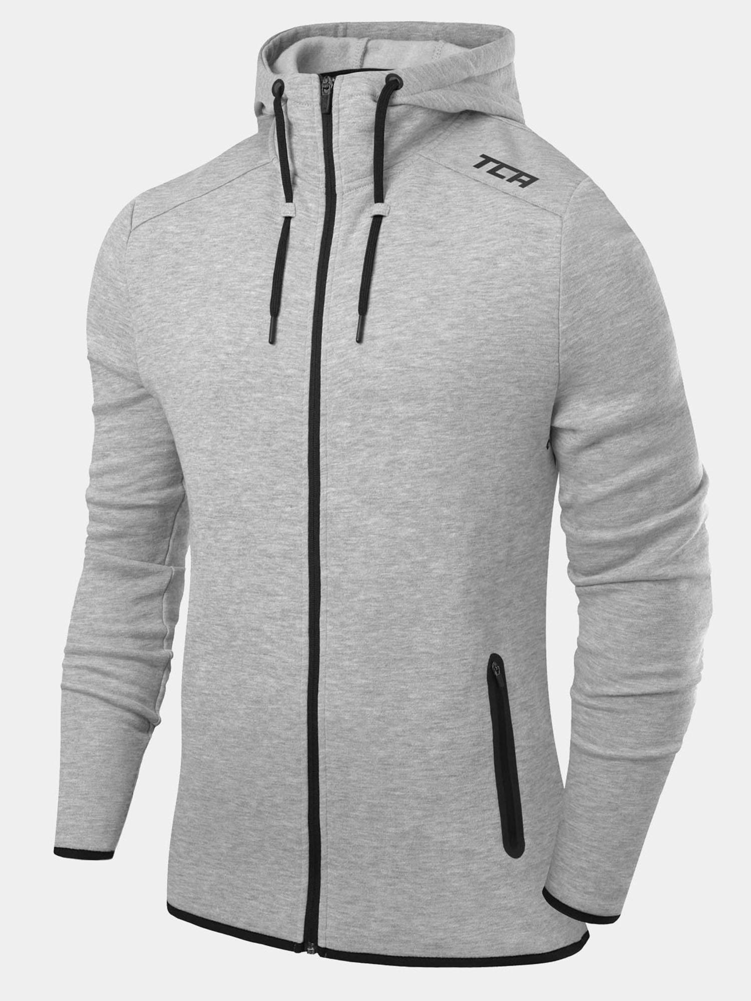 Revolution Tech Gym Running Hoodie For Men With Zip Pockets