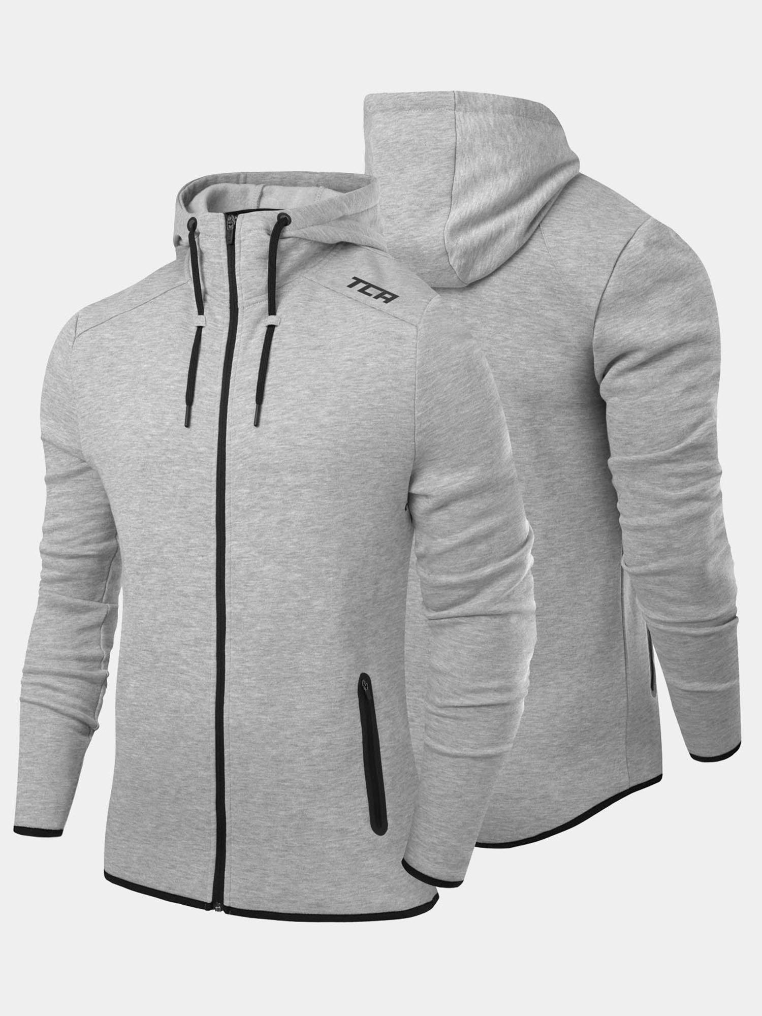 Revolution Tech Gym Running Hoodie For Men With Zip Pockets