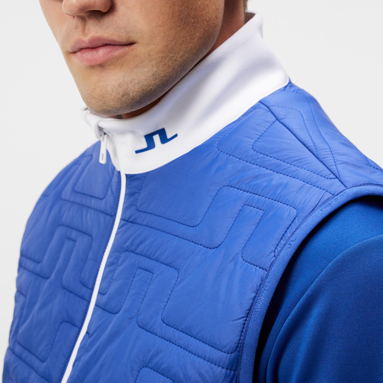 Stefano LX Mid Padded Hybrid Gilet Sodalite Blue - W23