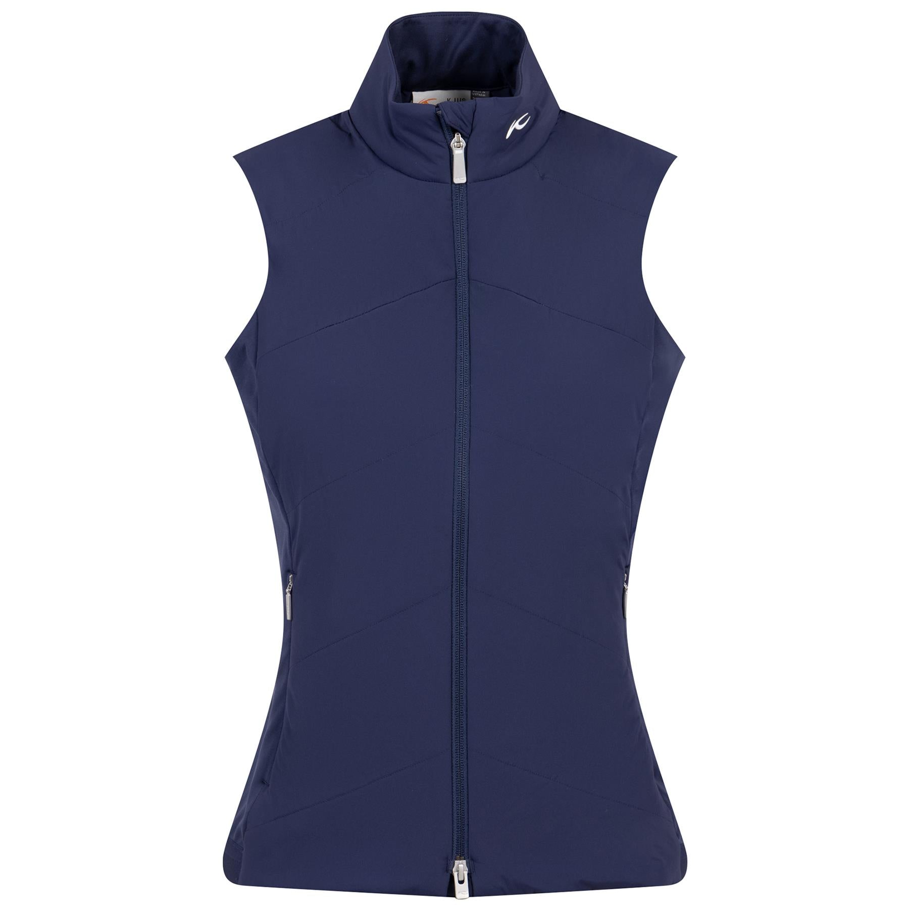 Womens Raditation Full Zip Regular Fit Gilet Atlanta Blue - 2024