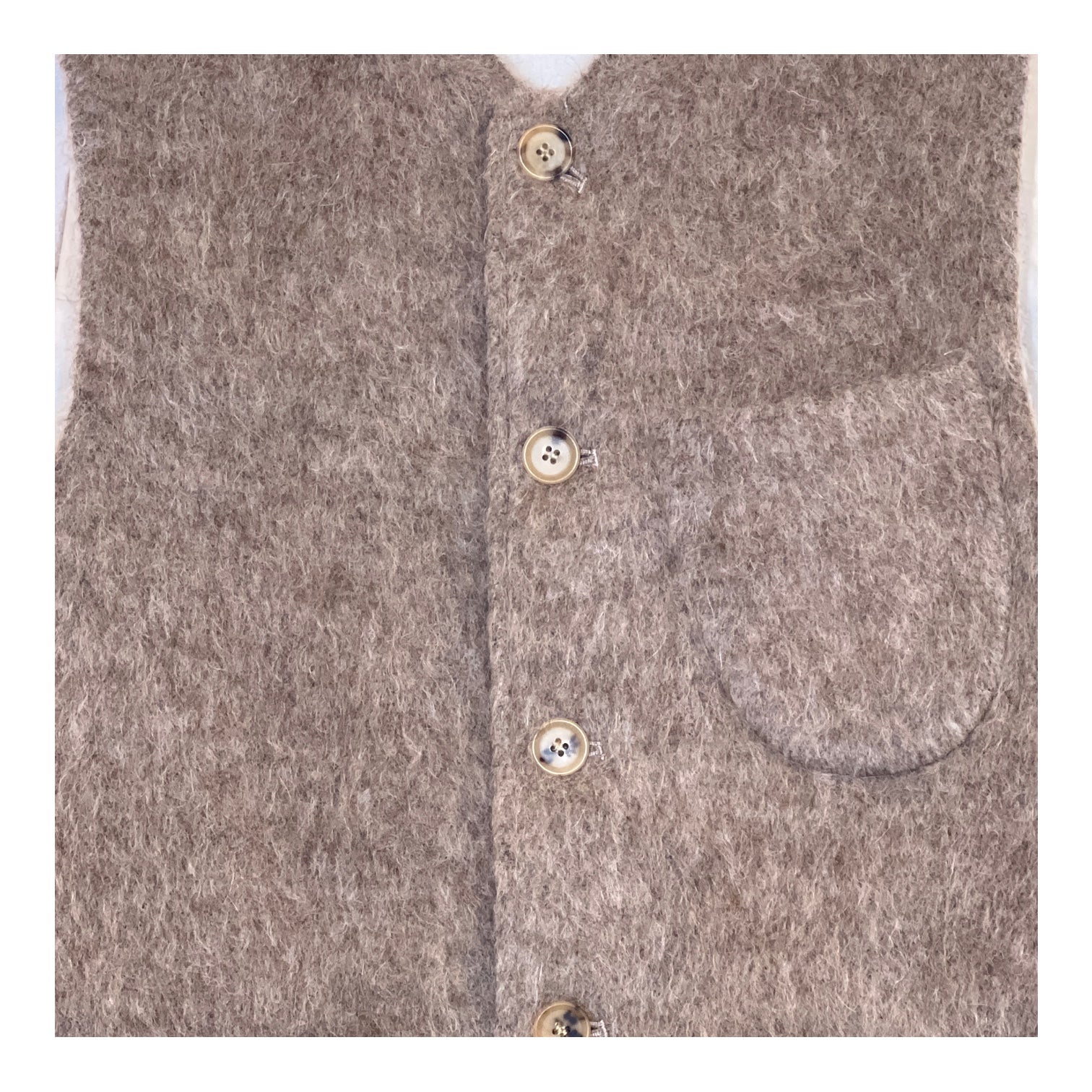 Workhouse County Gilet mohair